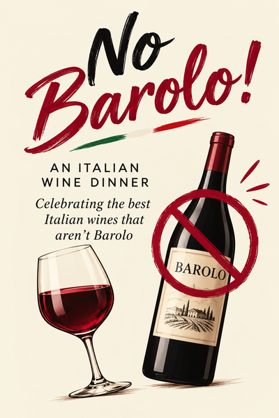 No Barolo! - October 2026 Vineataly Dalkeith